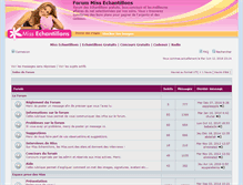 Tablet Screenshot of forum.missechantillons.fr