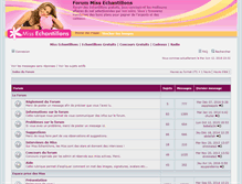 Tablet Screenshot of forum2.missechantillons.fr